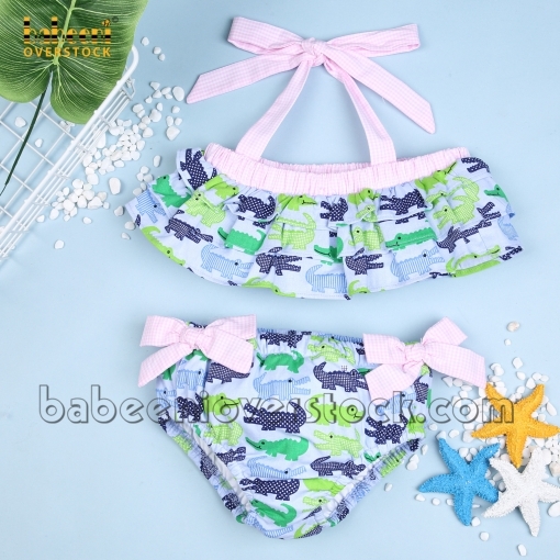 Girl summer crocodile swimwear – BB2545