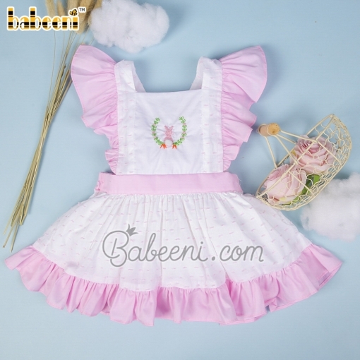 Rabbit crochet baby girl dress – BB2657