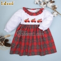 car-carrying-christmas-hand-embroidery-dress-–-bb2918
