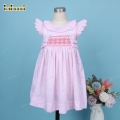 geometric-smocked-belted-dress-pink-fox-eyes-button-for-girl---bb3223