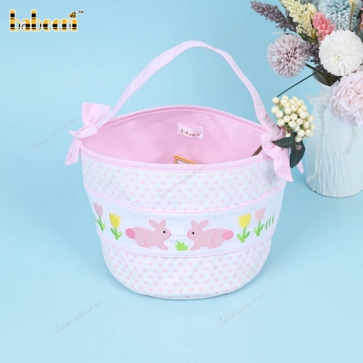 Pink Bunny On Pink Bag - BB3297