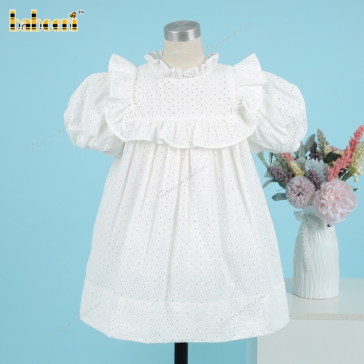 Girl White Lace Dress - BB3375