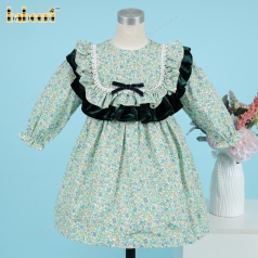 girl-belted-dress-green-floral-long-sleeve---bb3372