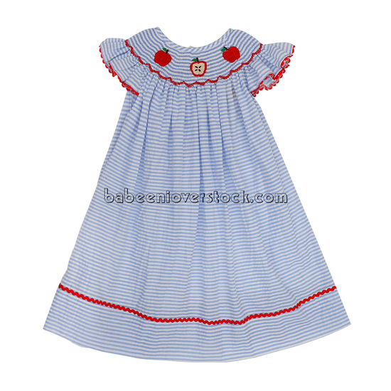 smocked apple dress