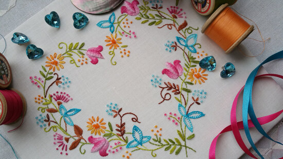 Different types of embroidery designs