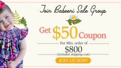 The special program for members on Babeeni sale group 