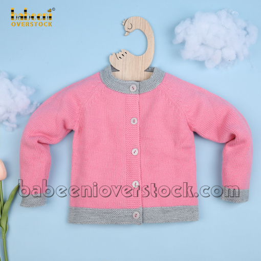 Sweet pink girl sweater - BB2394B