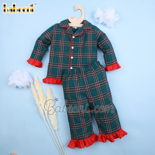 Little girl plaid sleepwear - BB2477