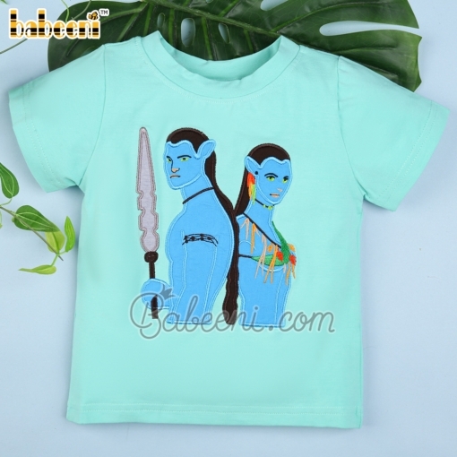 Avatar applique shirt for little boys - BB1619