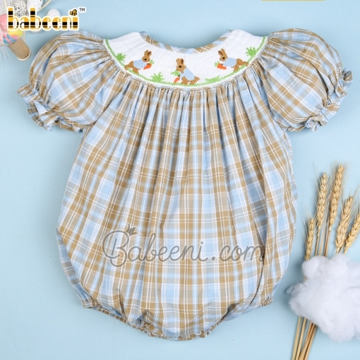 Baby girl bubble with cute bunny and carrot - BB1812