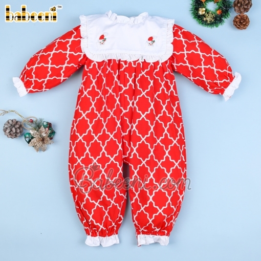 Christmas Santa Claus hand embroidery long bubble - BB1450G