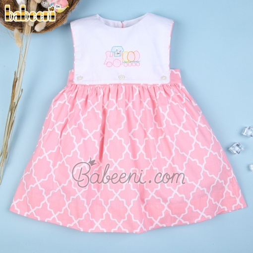Lovely Easter girl embroidery dress- BB1158A