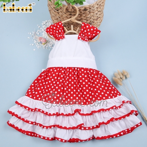 Adorable ruffle dress for baby girls - BB46A