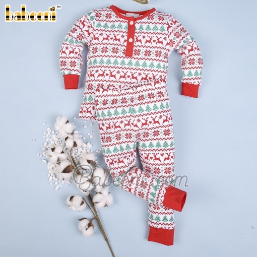 Christmas Nordic printed boy loungewear – BB2714A