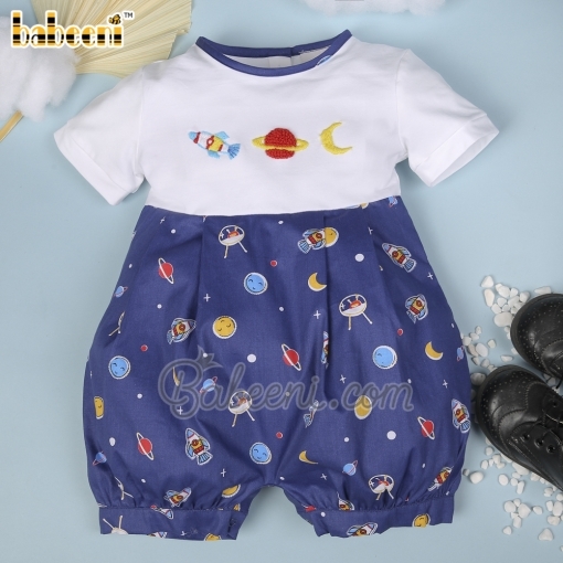 Universe embroidery boy bubble – BB2812