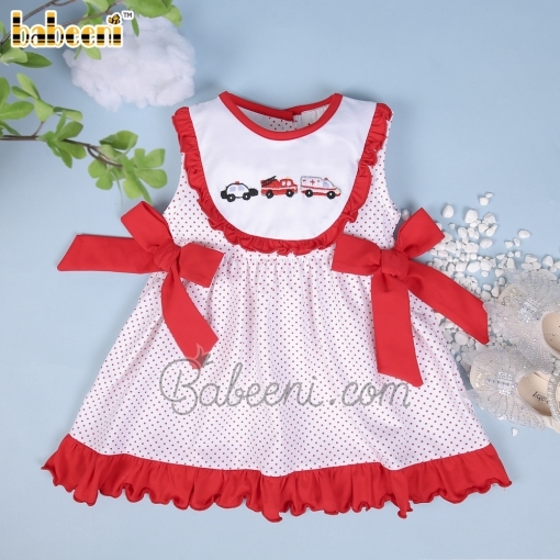 Vehicle hand embroidery girl dress – BB2875