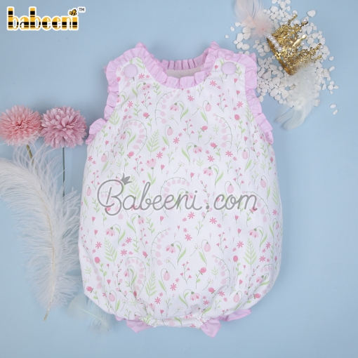 Lily floral printed baby bubble – BB2987