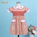 geometric-dress-in-red-floral-and-flower-embroidery-for-girl---bb3209
