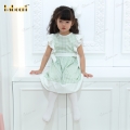 mint-check-baby-plain-dress---bb2643