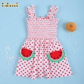 shirred-watermelon-red-dots-on-white-for-girl---bb3264