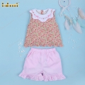 2-piece-set-with-embroider-flower-neck-floral-top-for-girl---bb3266