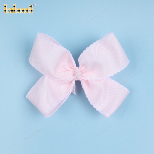 Pink Ribbon Clip Bow - BB3312