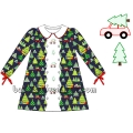 christmas-car-embroidery-dress