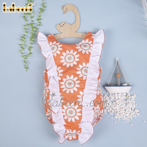 Sunflower printed girl swimwear – BB2727