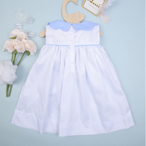 Fancy scallop baby dress – BB2914