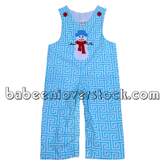 Adorable Snowman appliqued longall - BB838 snowman-appliqued-longall